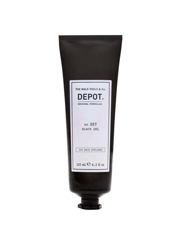 Depot Hair Styling No.307 Black Gel 125ml - gel fissativo nero