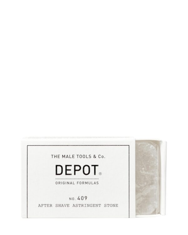 Depot n.409 After Shave Astringent Stone - Allume di rocca naturale astringente dopo rasatura