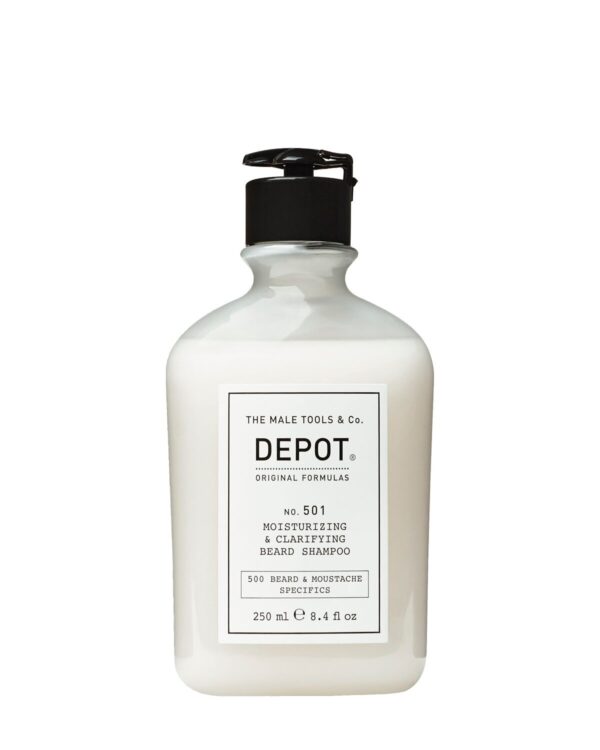 Depot No. 501 Moisturizing & Clarifying Beard Shampoo 250ml - shampoo purificante barba