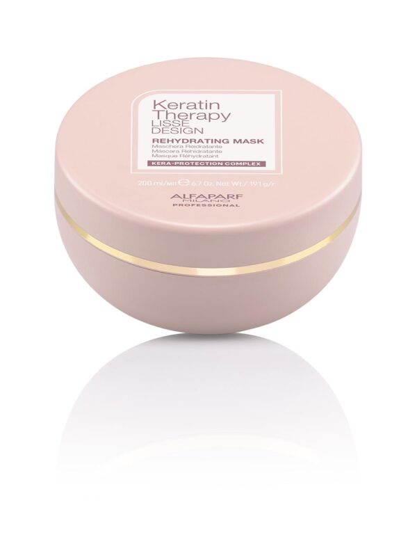 Alfaparf Milano Keratin Therapy Lisse Design Rehydrating Mask 200ml - maschera reidratante