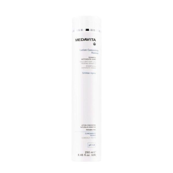 Medavita Cute Lotion Concentrée Homme Anti Hair Loss Treating Shampoo 250ml - shampoo anticaduta uomo pH 4.8
