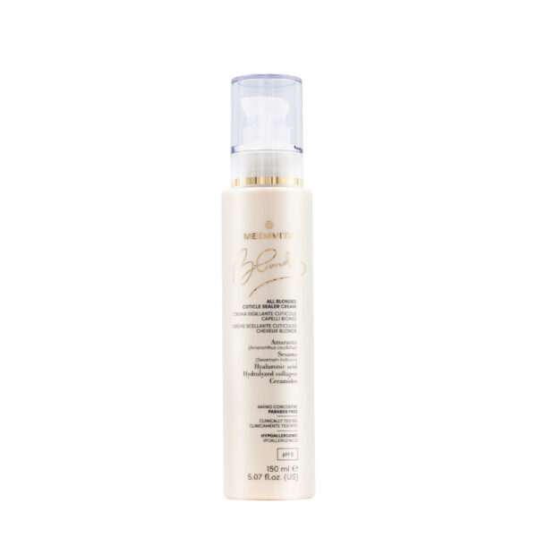 Medavita Blondie All Blondes Cuticle Sealer Cream 150ml - crema sigillante cuticole capelli biondi