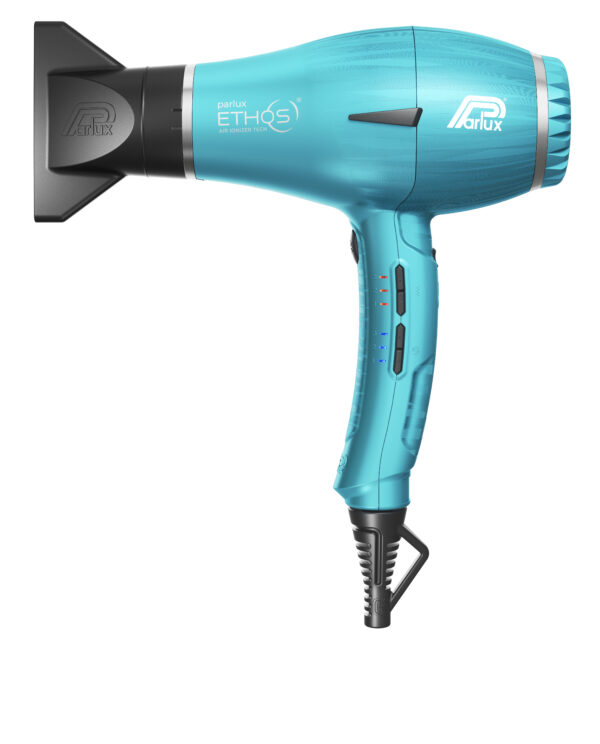 Parlux Ethos Air Ionizer Tech Azzurro- asciugacapelli