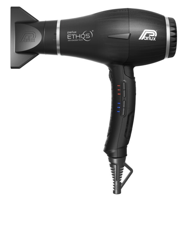 Parlux Ethos Air Ionizer Tech Black- asciugacapelli